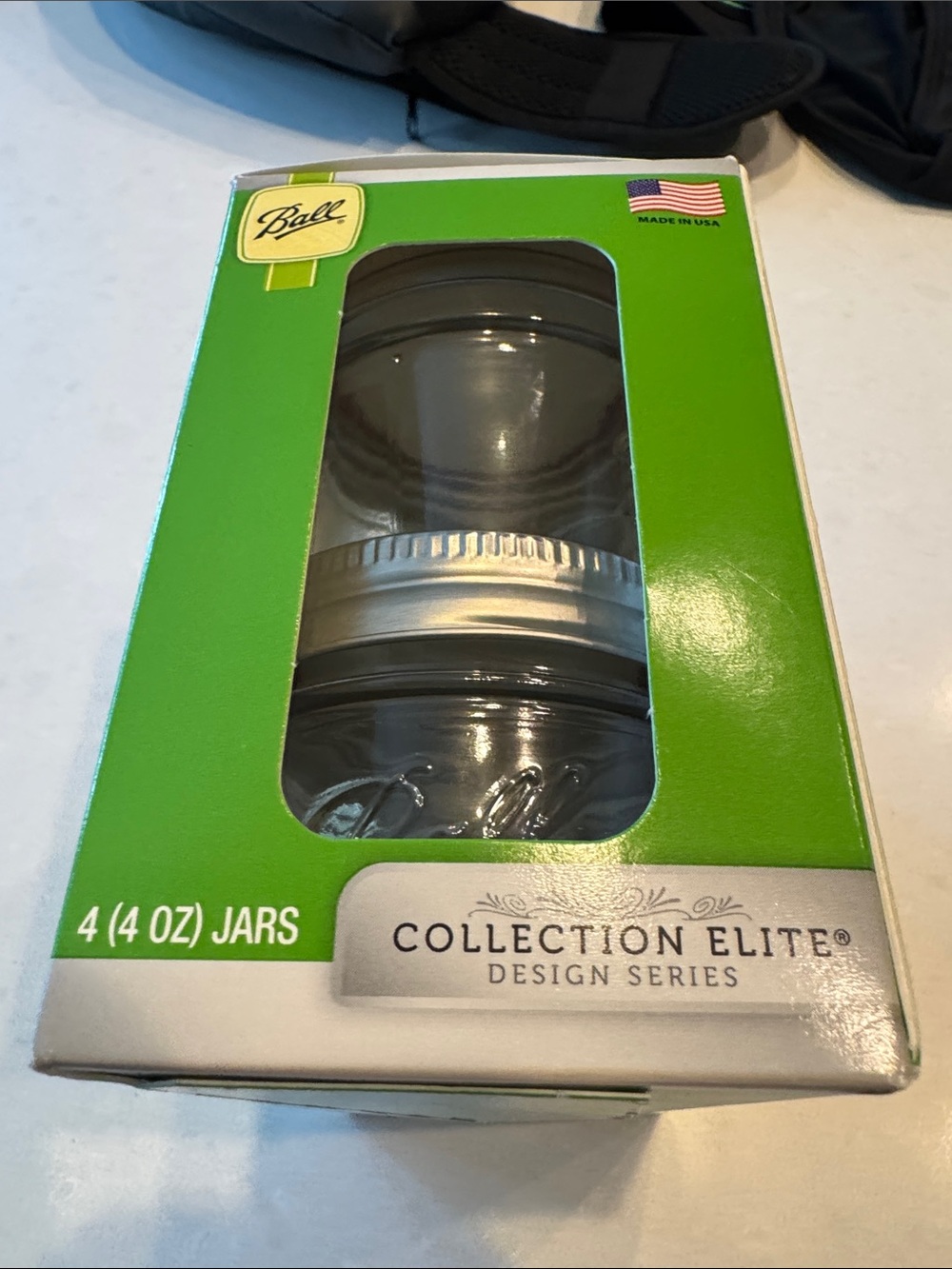 Ball Collection Elite Smooth 4 oz Jars - Clear Glass (Set of 4) - Picture 2 of 5